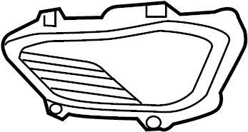 View 86564B8100 Fog Light Trim (Right, Front) Full-Sized Product Image