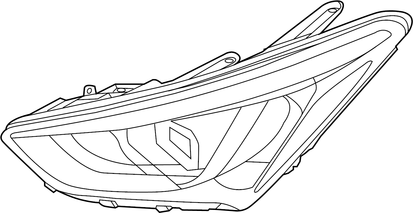 View 921014Z100 Headlight Assembly (Left) Full-Sized Product Image