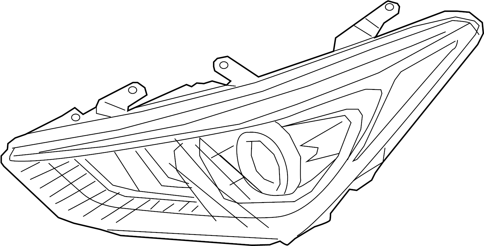 View 921014Z500 Headlight Assembly (Left) Full-Sized Product Image