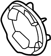 View 92140D4000 Headlight Bulb Cap (Rear, Lower) Full-Sized Product Image