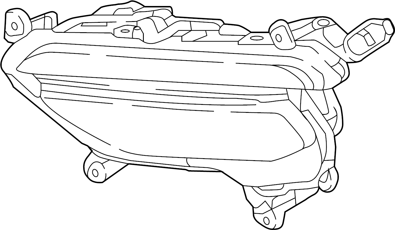 View 922014Z510 Fog Light (Left, Front) Full-Sized Product Image