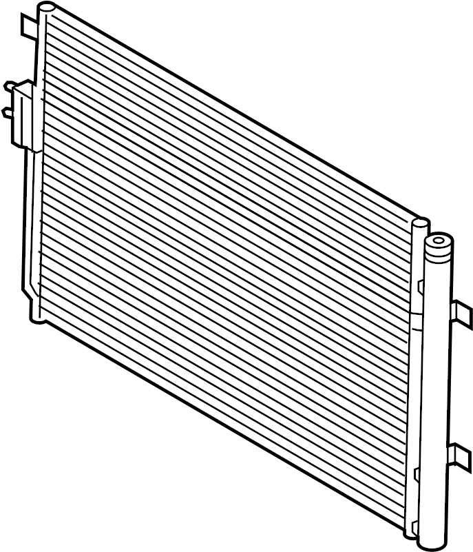 View 976062W001 A/C Condenser Full-Sized Product Image