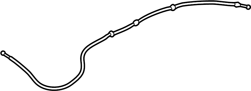 View 811902W000 Hood Release Cable Full-Sized Product Image