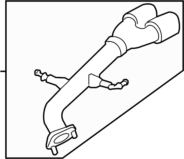 View 287104Z300 Exhaust Pipe (Rear) Full-Sized Product Image