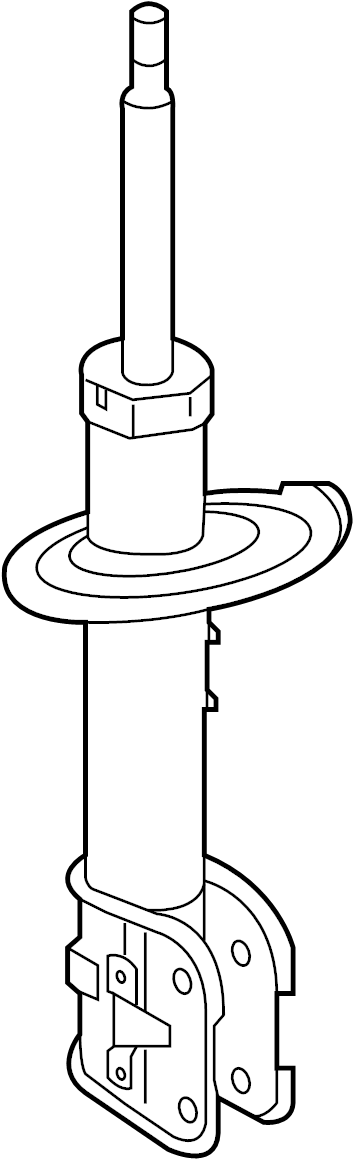 View 546514Z200 Suspension Strut (Left, Front) Full-Sized Product Image