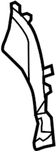 View 847804Z100RYN Instrument Panel Molding (Left, Lower) Full-Sized Product Image