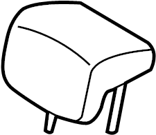View 897004Z010VAS Headrest (Rear) Full-Sized Product Image