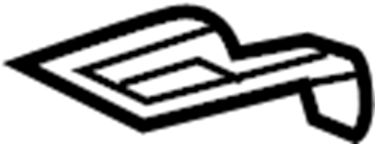 View 893442W250RYN Seat Latch Cover (Rear) Full-Sized Product Image