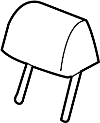 View 89700B8340ZZA Headrest (Rear) Full-Sized Product Image