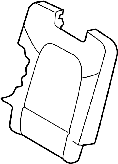 View 89460B8510R5X Seat Back Cushion Cover (Right) Full-Sized Product Image