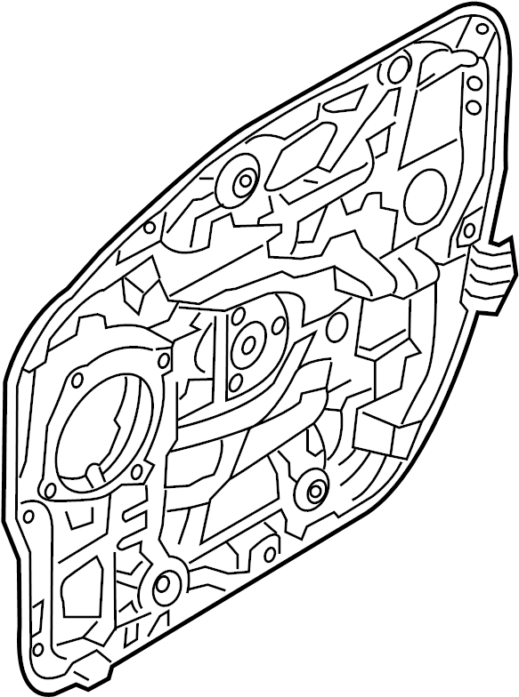 View 824814Z000 Regulator. Panel. (Right, Front) Full-Sized Product Image