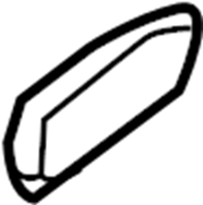 View 836542W000 Exterior Door Handle Pad Full-Sized Product Image