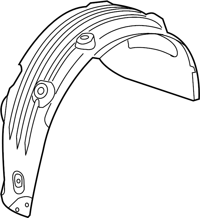 View 868214Z000 GUARD-REAR WHEEL,LH Full-Sized Product Image