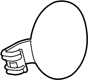 View 695104Z000 Fuel Filler Door Full-Sized Product Image