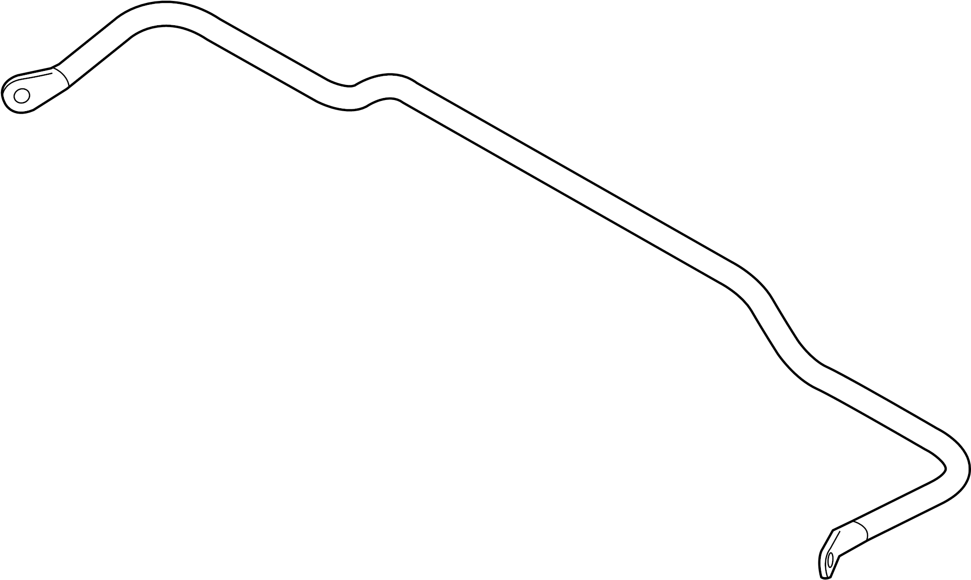 View 555102W000SJ Suspension Stabilizer Bar (Right, Rear) Full-Sized Product Image