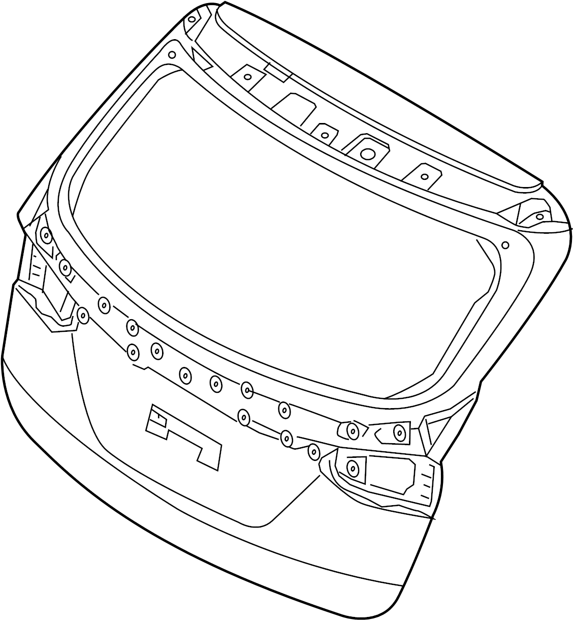 View 737004Z000 Liftgate Full-Sized Product Image