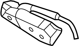 View 812602W000 OUTSIDE HDL & LOCK ASSY-T/LID Full-Sized Product Image