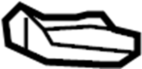 View 86638B8100 Bumper Impact Bar Bracket (Rear, Lower) Full-Sized Product Image