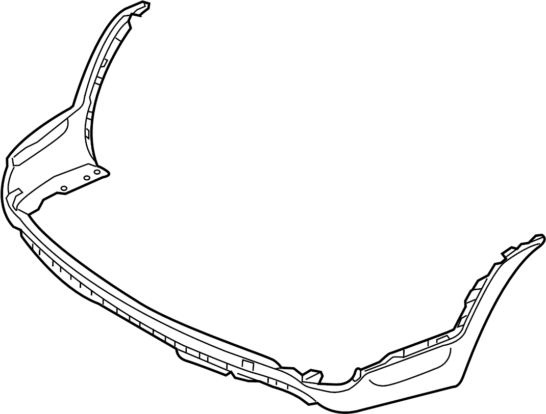 View 86612B8700 Bumper Cover (Rear, Lower) Full-Sized Product Image