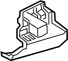 View 86617B8500 Bumper Guide (Left, Rear, Lower) Full-Sized Product Image