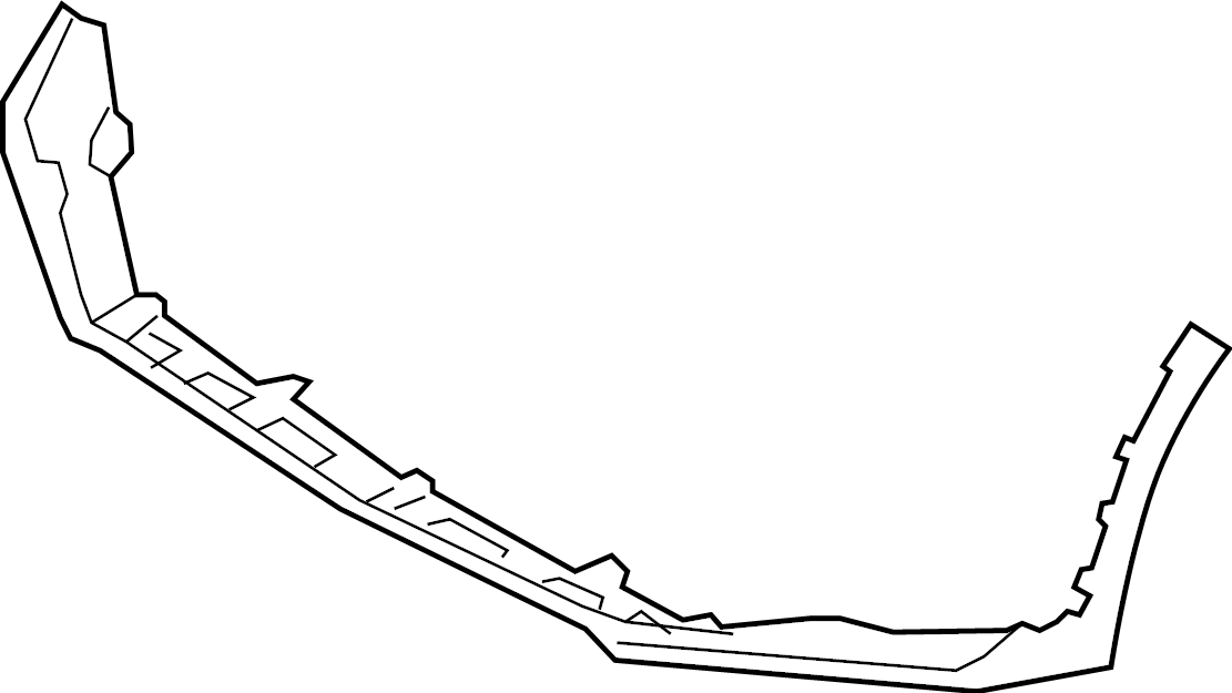 View 86512S2000 Bumper Cover (Front, Lower) Full-Sized Product Image