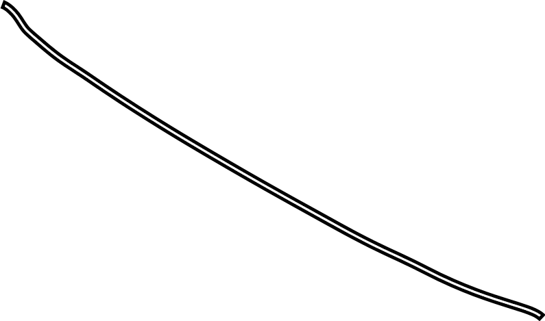 View 86360S2500 Hood Seal (Front, Rear, Upper) Full-Sized Product Image