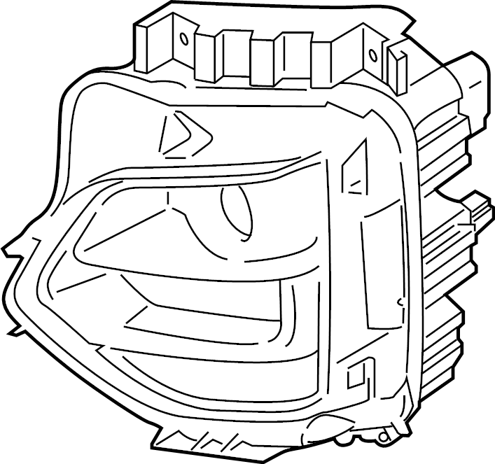 View 92101S2100 Headlight Assembly (Left) Full-Sized Product Image