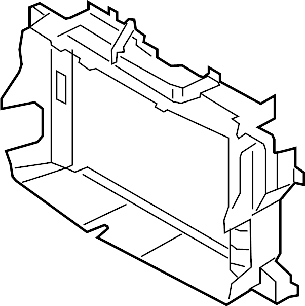 View 29135S1500 A/C Condenser Duct Full-Sized Product Image