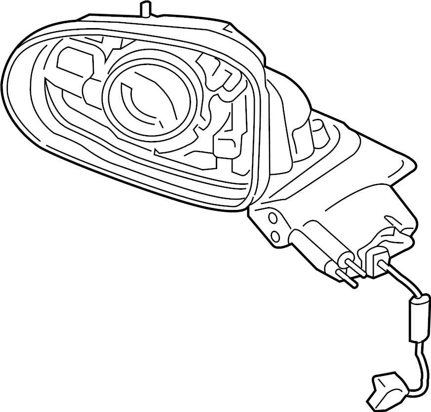 View 87620S2280 Door Mirror (Right) Full-Sized Product Image