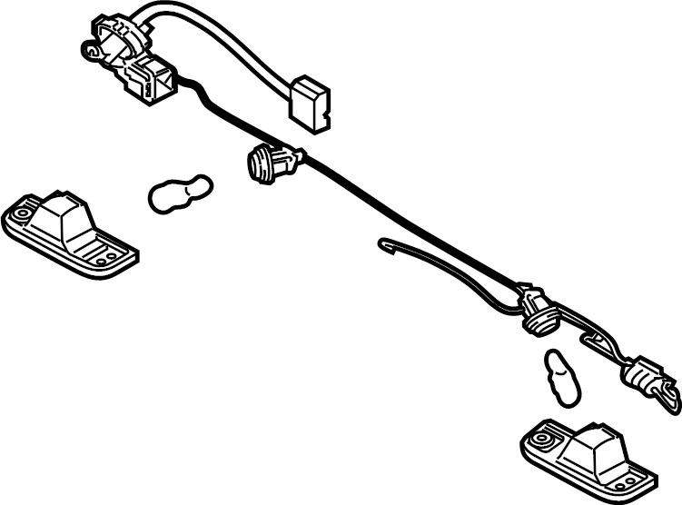 View GN1Z10038A License Plate Light Assembly Full-Sized Product Image