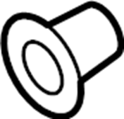 View 871262E000 FASTENER-T/GATE GLAS. FASTENER-T/GATE GLASS Full-Sized Product Image