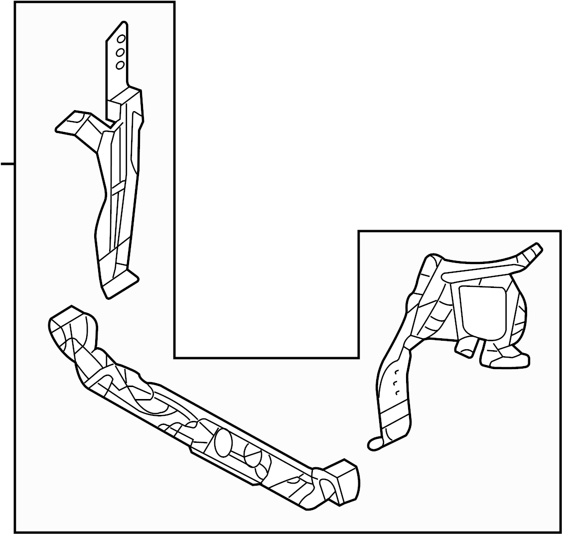 View 641004J010 Radiator Support Panel (Lower) Full-Sized Product Image