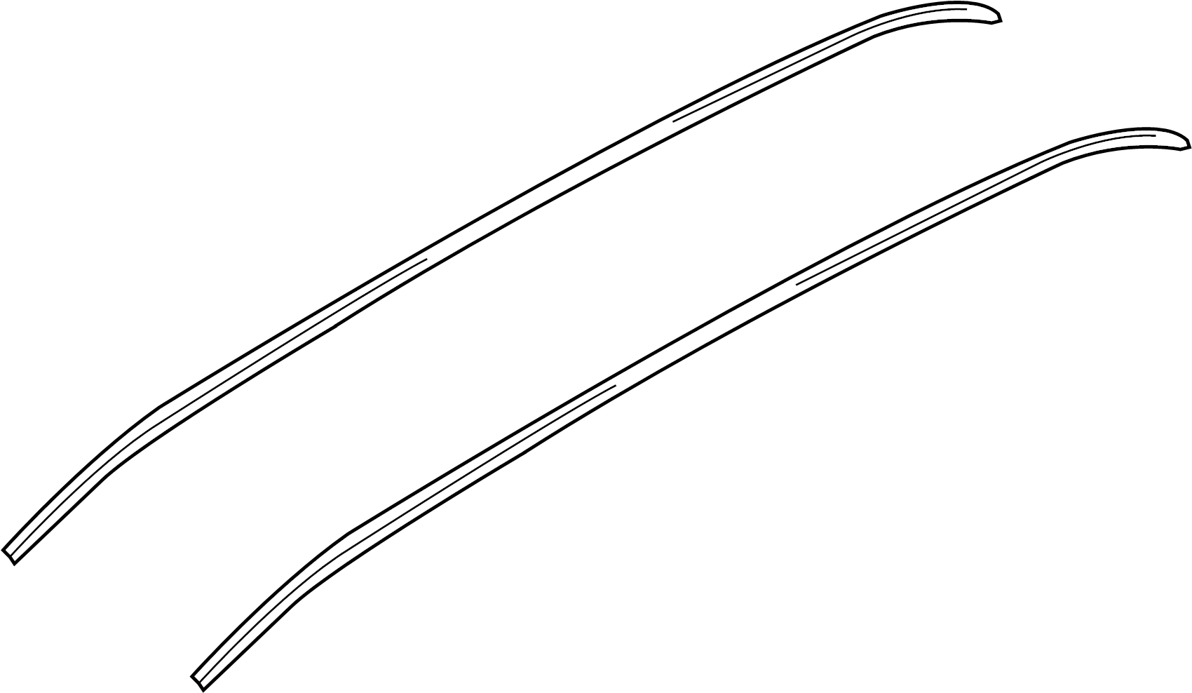 View HC3Z2851728AD Roof Molding (Upper) Full-Sized Product Image