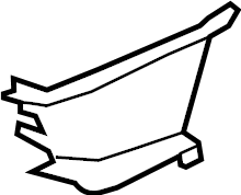 View 86567G3700 Brake Air Duct (Left, Lower) Full-Sized Product Image