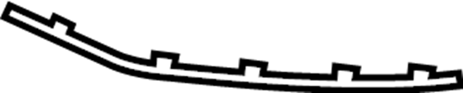 View 86585G3700 MOULDING-FRONT BUMPER LWR,LH Full-Sized Product Image