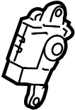 View 979413J000 HVAC Defrost Mode Door Actuator (Right, Rear) Full-Sized Product Image