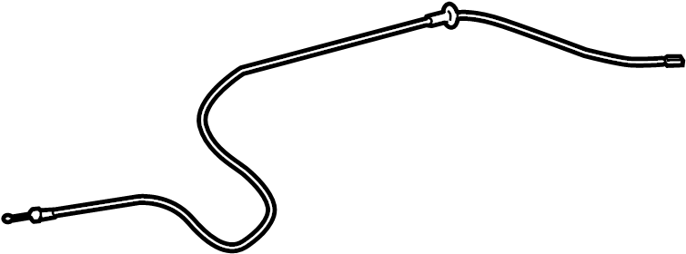 View 811903J000 Hood Release Cable Full-Sized Product Image