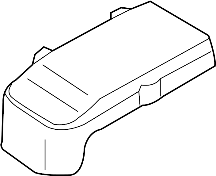 View 919503J012 Fuse Box Cover (Upper) Full-Sized Product Image