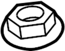 View 5455917100 Nut. Suspension. (Upper, Lower) Full-Sized Product Image