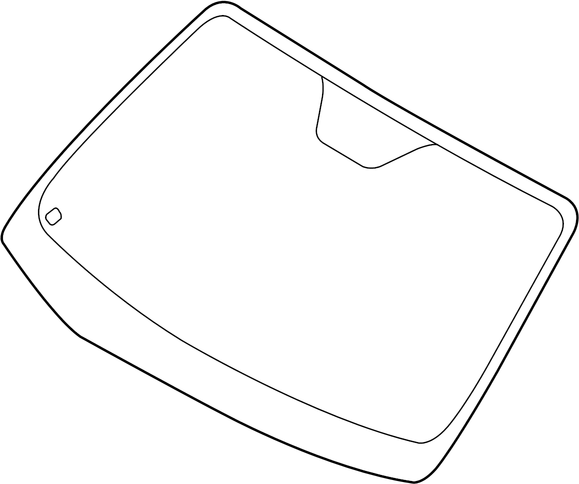 View 861103J250 Windshield Full-Sized Product Image