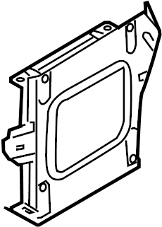 View 963703J301 Radio Amplifier (Rear) Full-Sized Product Image