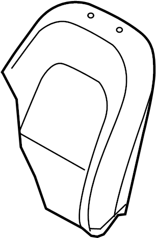 View 884603J251V9B Seat Back Cushion Cover (Front, Rear) Full-Sized Product Image