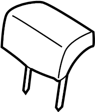View 897003J100V9B Headrest (Rear) Full-Sized Product Image
