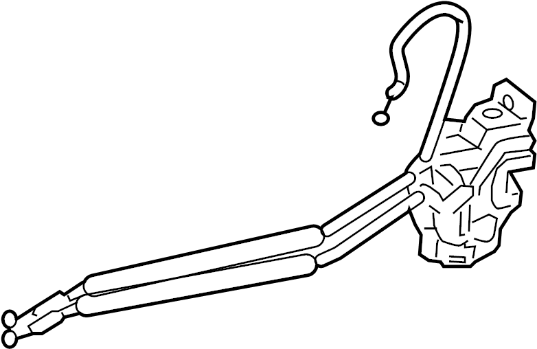 View 814203J000 Lock. Latch. Actuator. (Right, Rear) Full-Sized Product Image