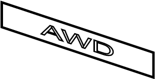 View 863403J030 Hatch Emblem Full-Sized Product Image
