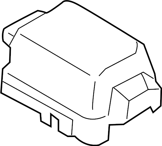 View 91956G9250 Fuse and Relay Center Cover (Upper) Full-Sized Product Image