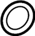 View W716324S300 Engine Oil Filler Tube Seal Full-Sized Product Image