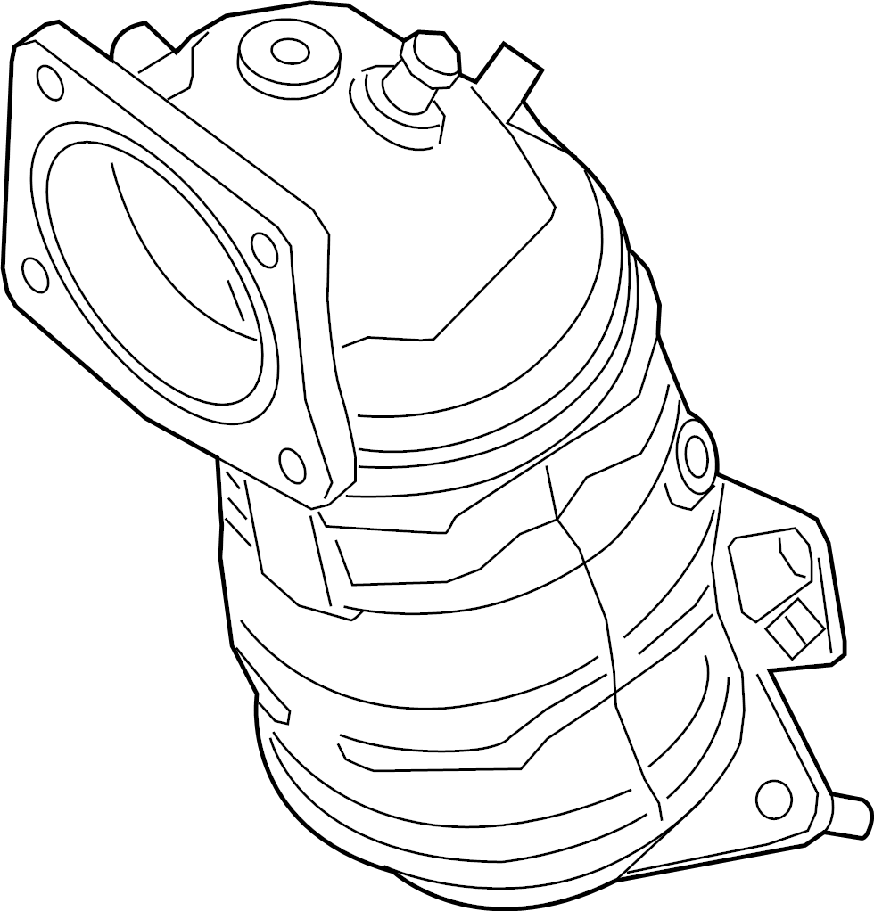View 285302C910 Catalytic Converter Full-Sized Product Image