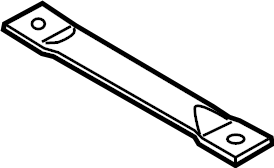 View 28670J5500 Bracket. Exhaust. Muffler. Hanger. System. (Rear) Full-Sized Product Image