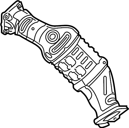 View 285303LVP0 Catalytic Converter (Left) Full-Sized Product Image